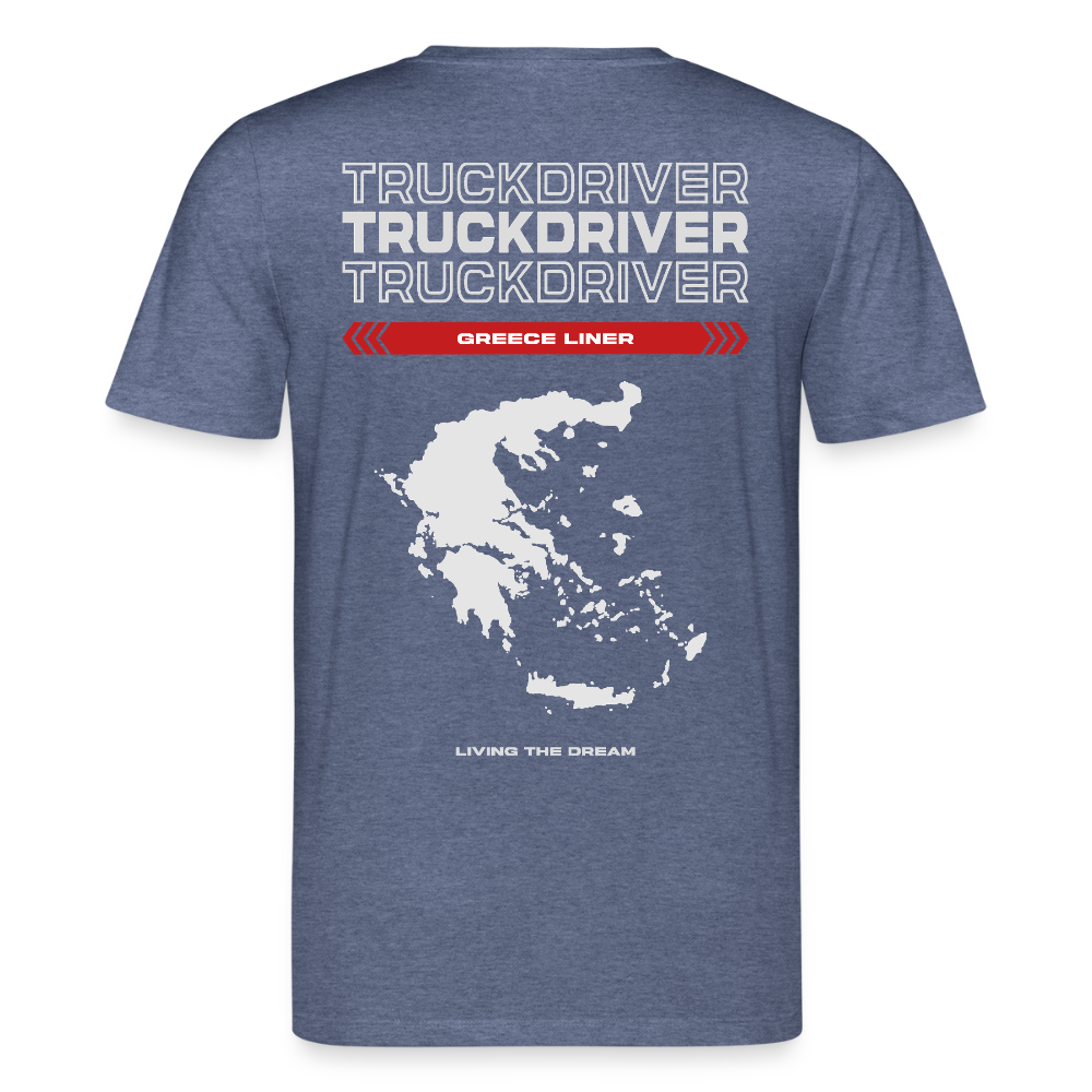 GREECE Liner - T-shirt - dark heather blue