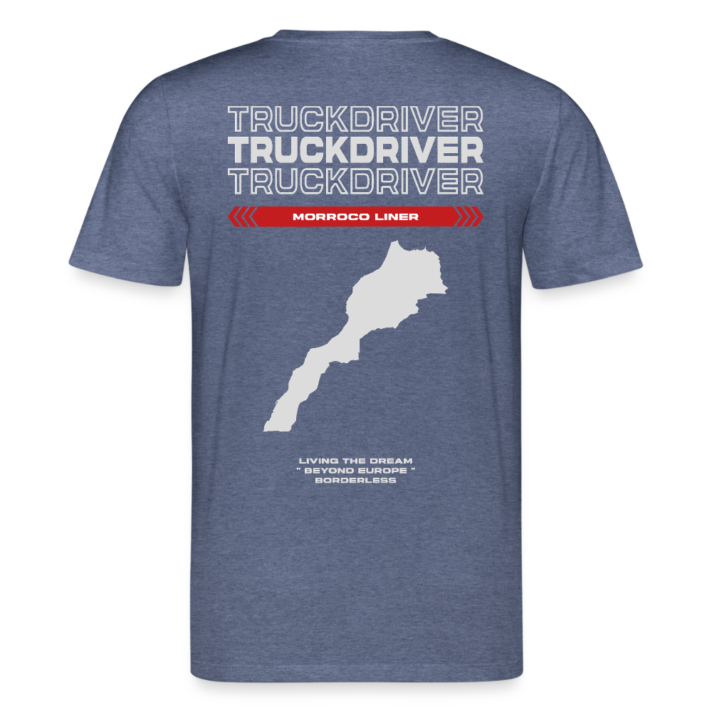 MORROCO Liner - T-shirt - dark heather blue