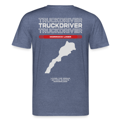 MORROCO Liner - T-shirt - dark heather blue