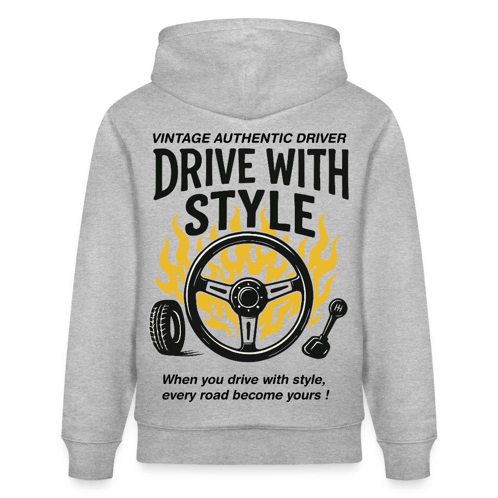 VINTAGE DRIVER - Hoodie - heather grey