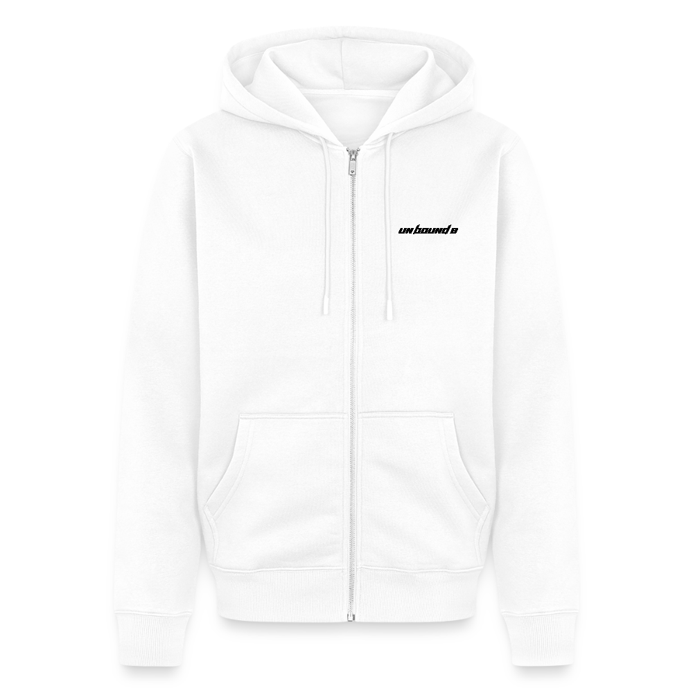 GOING NORTH - Zipped Hoodie - white