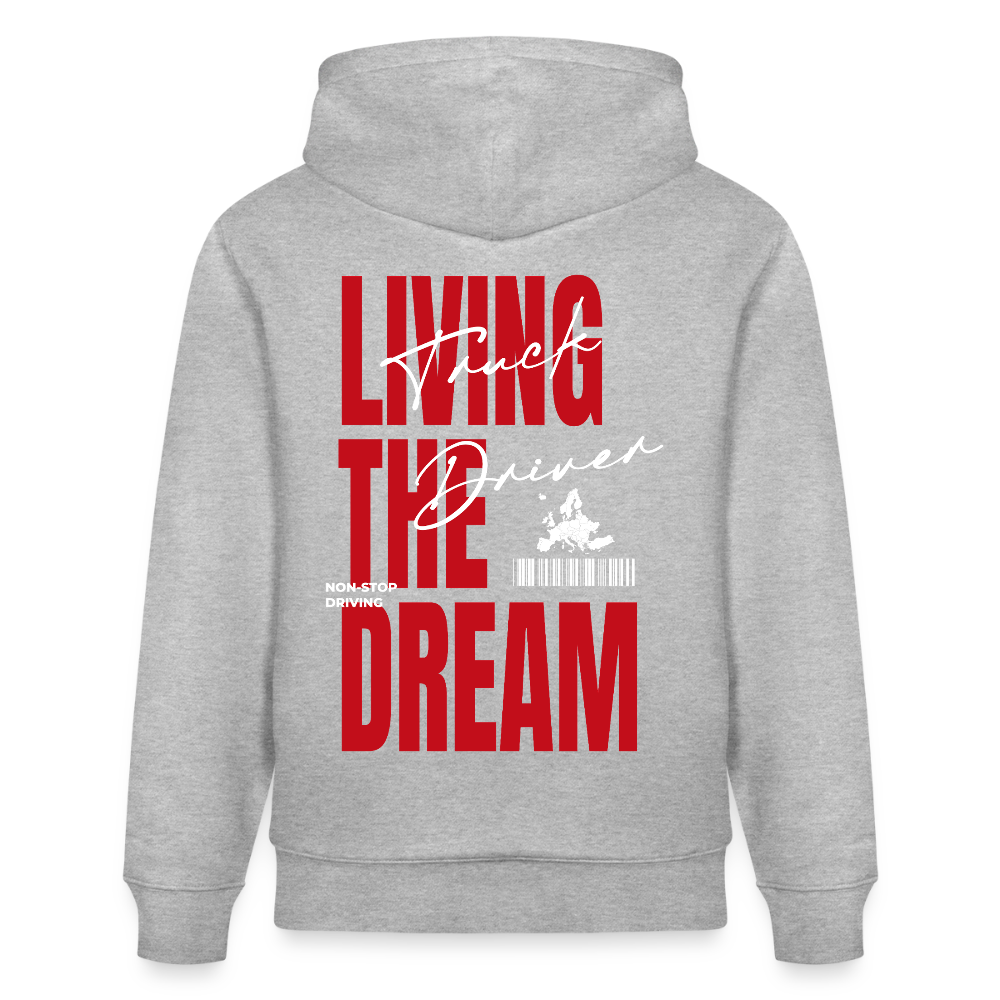 LIVING THE DREAM - Hoodie - heather grey