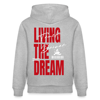 LIVING THE DREAM - Hoodie - heather grey