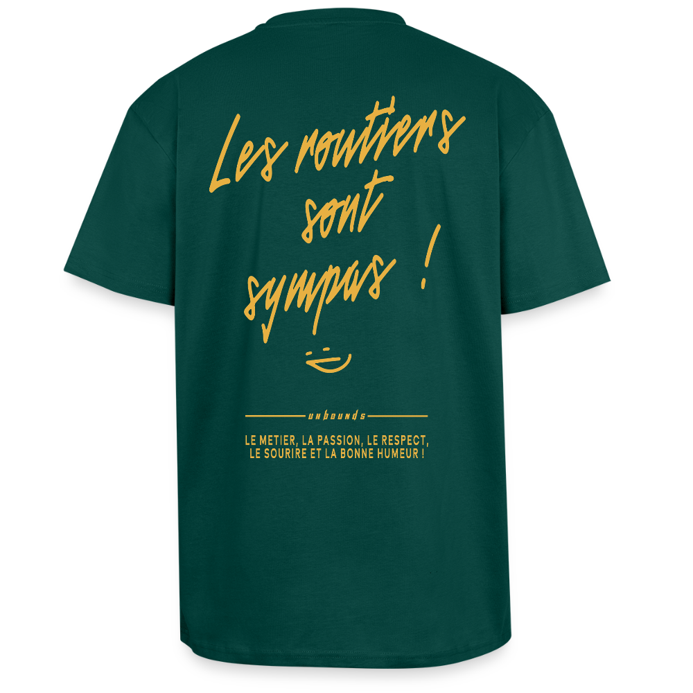 LES ROUTIERS SONT SYMPAS - T-shirt - hunter green