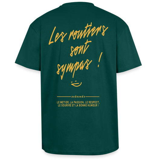 LES ROUTIERS SONT SYMPAS - T-shirt - hunter green