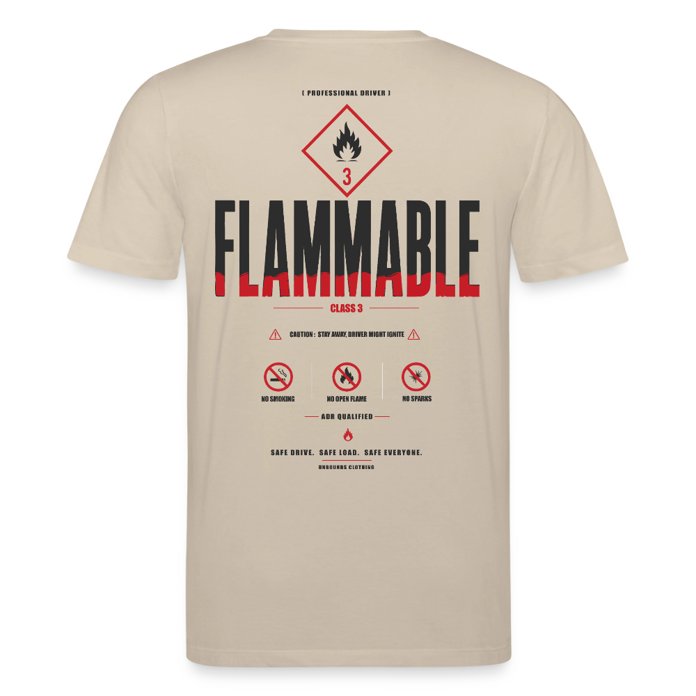 ADR FLAMMABLE V2 - T-Shirt - beige