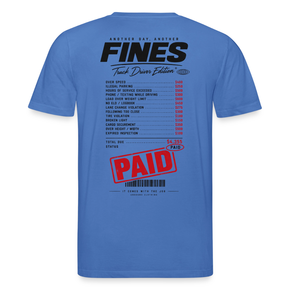 FINES COLLECTOR - T-Shirt - mindful blue