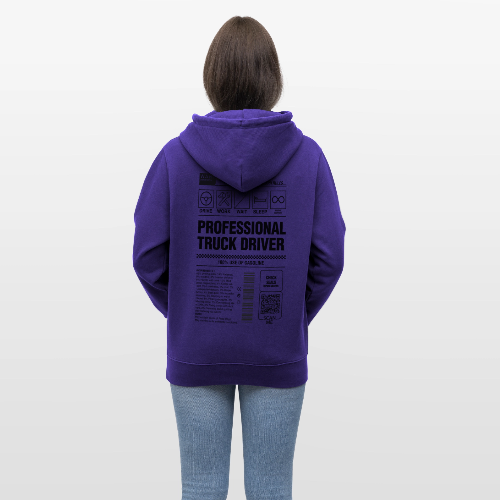 TRUCKER LABEL - Hoodie - purple love 