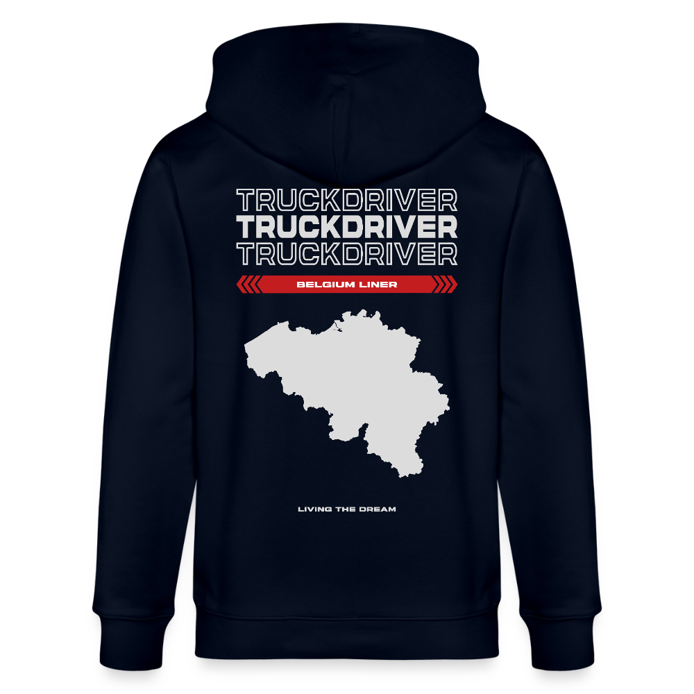 BELGIUM Liner - Zipped Hoodie - navy