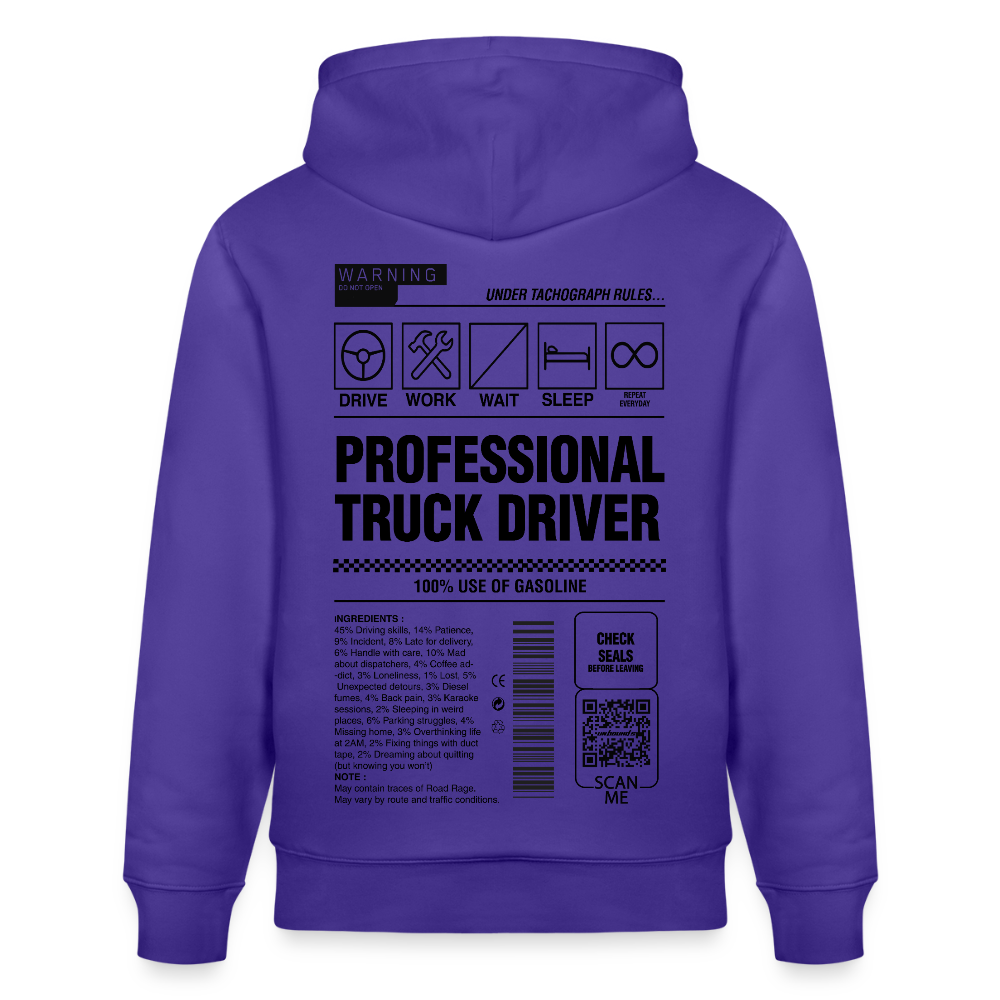 TRUCKER LABEL - Hoodie - purple love 