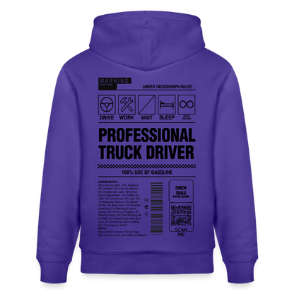 TRUCKER LABEL - Hoodie - purple love 