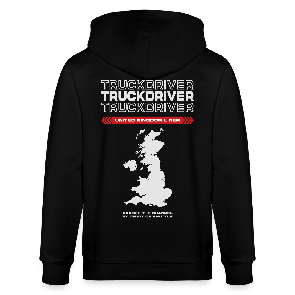 UK Liner - Zipped Hoodie - black