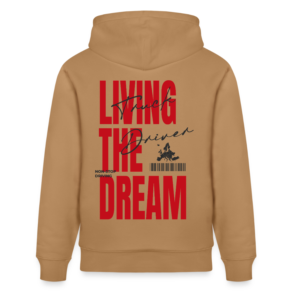LIVING THE DREAM - Hoodie (more colors) - latte