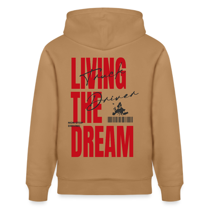 LIVING THE DREAM - Hoodie (more colors) - latte