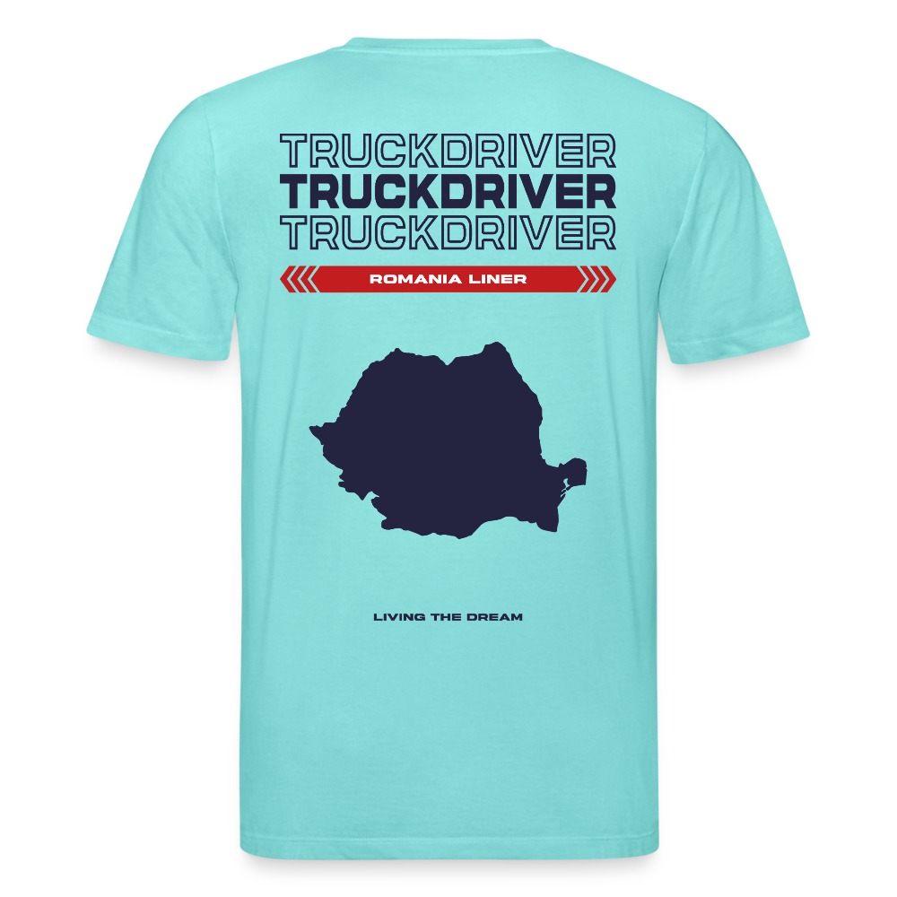 ROMANIA Liner - T-shirt (more colors) - pool blue