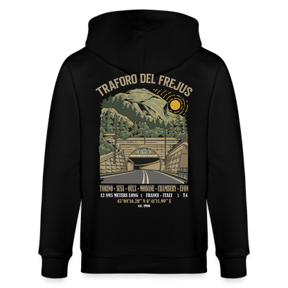 BEYOND FREJUS - Zipped Hoodie - black