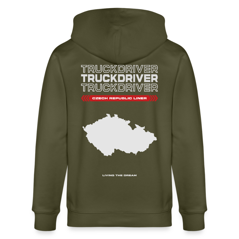 CZECH REPUBLIC Liner - Zipped Hoodie - khaki