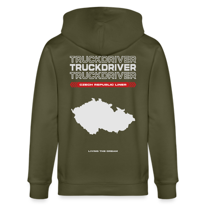 CZECH REPUBLIC Liner - Zipped Hoodie - khaki