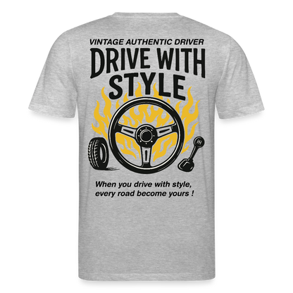AUTHENTIC DRIVER - T-shirt - heather grey