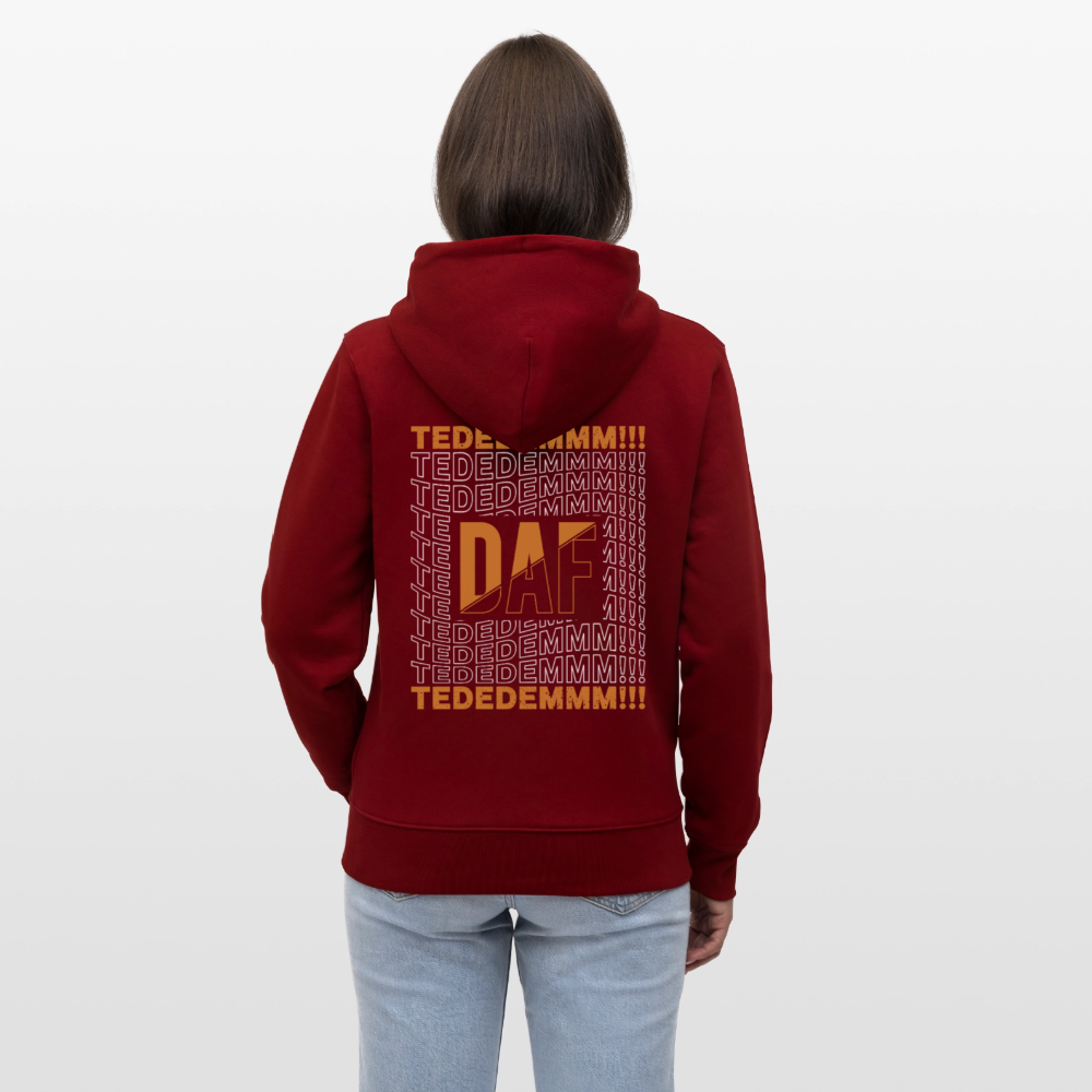 TEDEDEM - Zipped Hoodie - burgundy