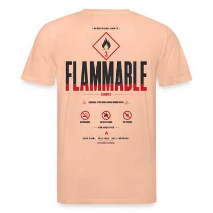 ADR FLAMMABLE V2 - T-Shirt - peach