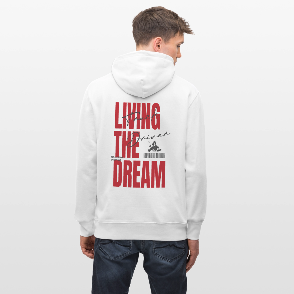 LIVING THE DREAM - Hoodie (more colors) - white