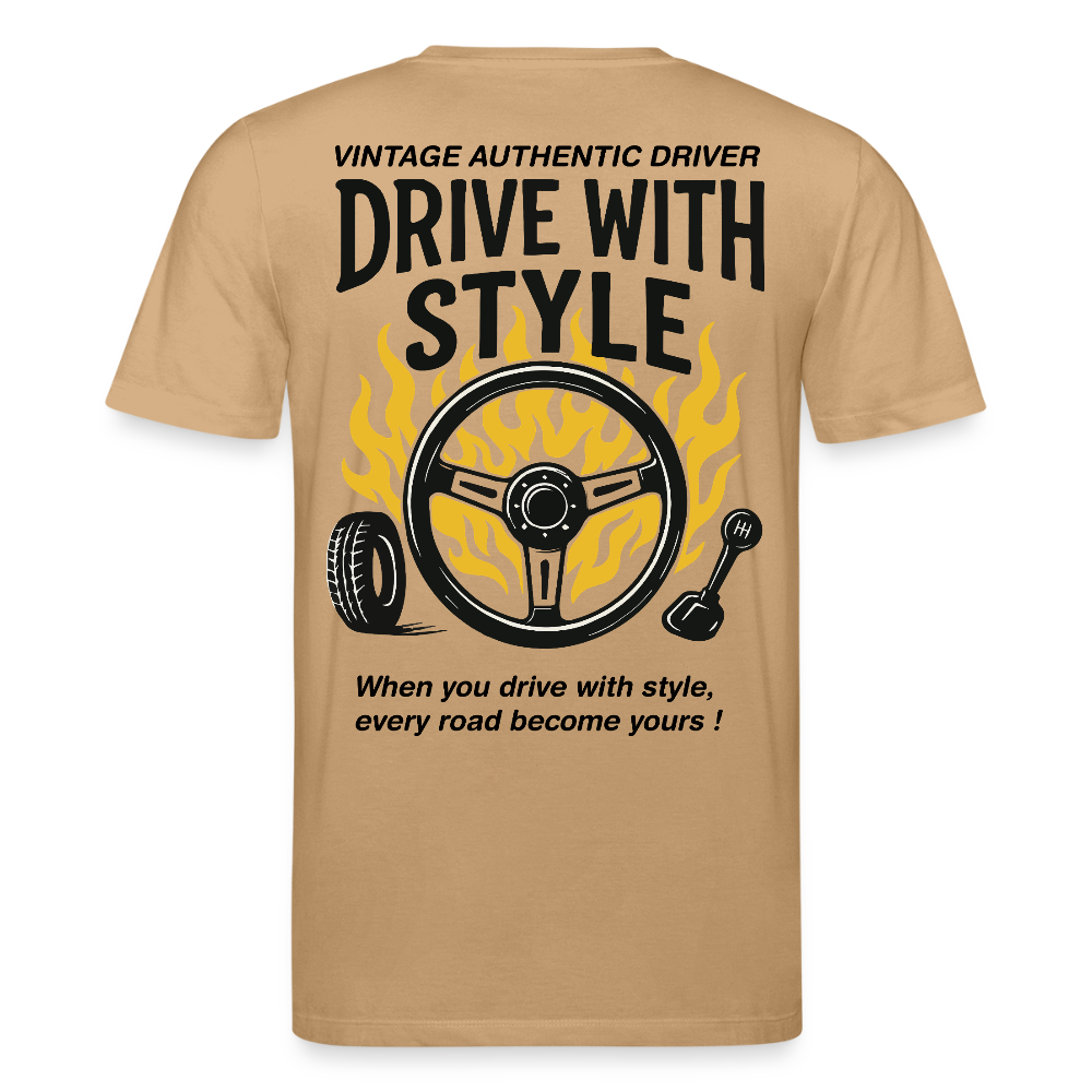 AUTHENTIC DRIVER - T-shirt - caramel 