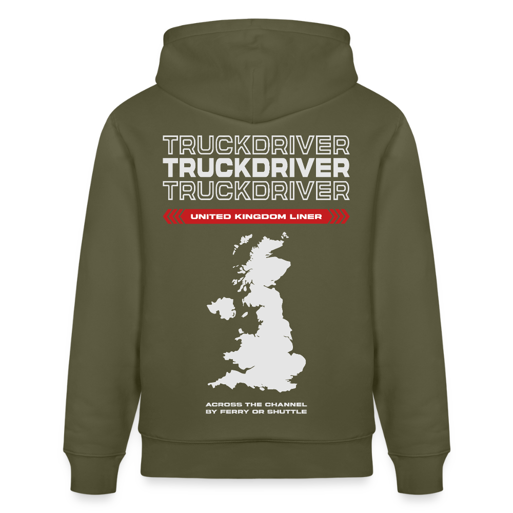 UK Liner - Hoodie - khaki green