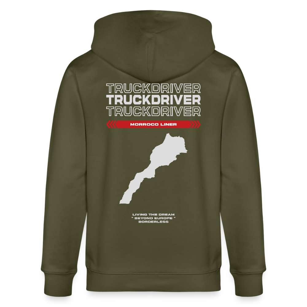 MORROCO Liner - Zipped Hoodie - khaki