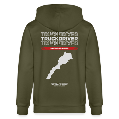 MORROCO Liner - Zipped Hoodie - khaki