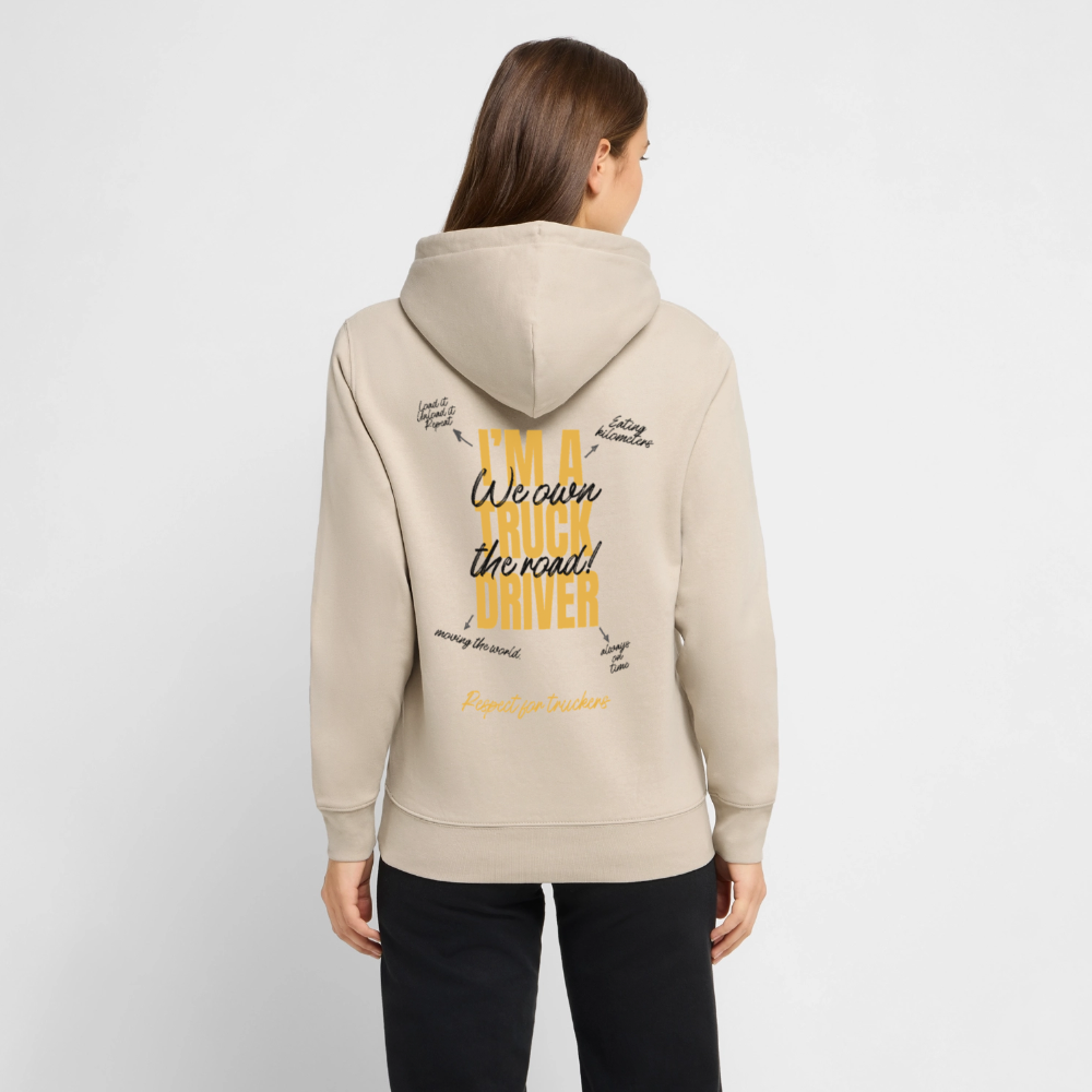 RESPECT TRUCKER - Hoodie - beige