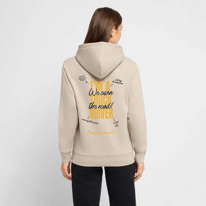 RESPECT TRUCKER - Hoodie - beige