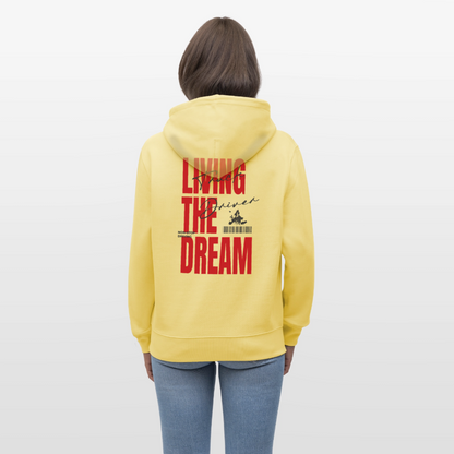 LIVING THE DREAM - Hoodie (more colors) - viva yellow 
