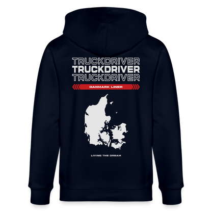 DANMARK Liner - Zipped Hoodie - navy