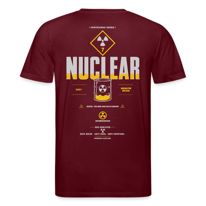 NUCLEAR ADR V1 - T-shirt - burgundy