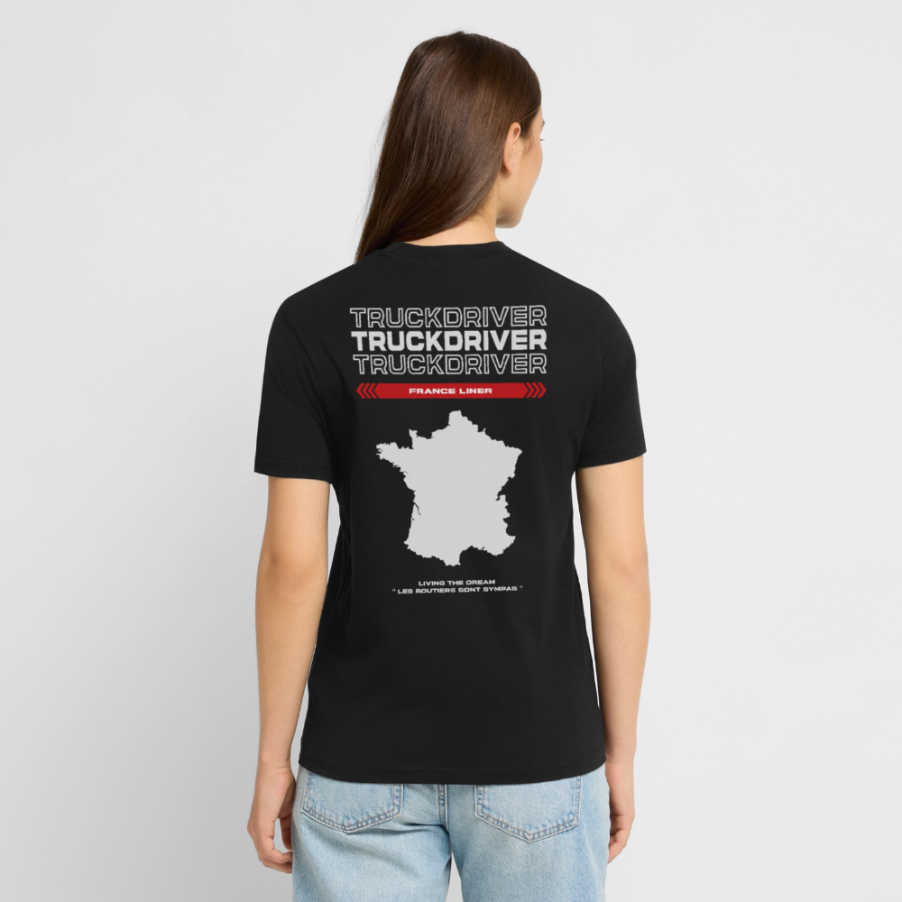 FRANCE Liner - T-shirt - black