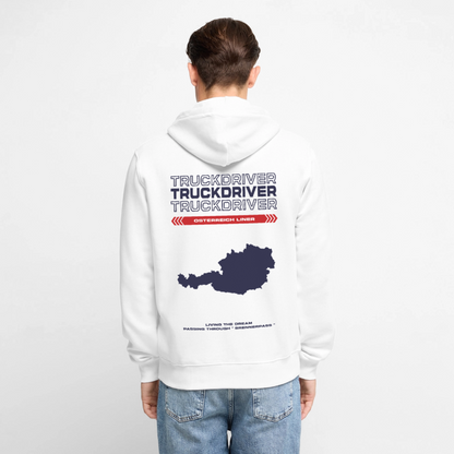 AUSTRIA Liner - Zipped Hoodie (White) - white