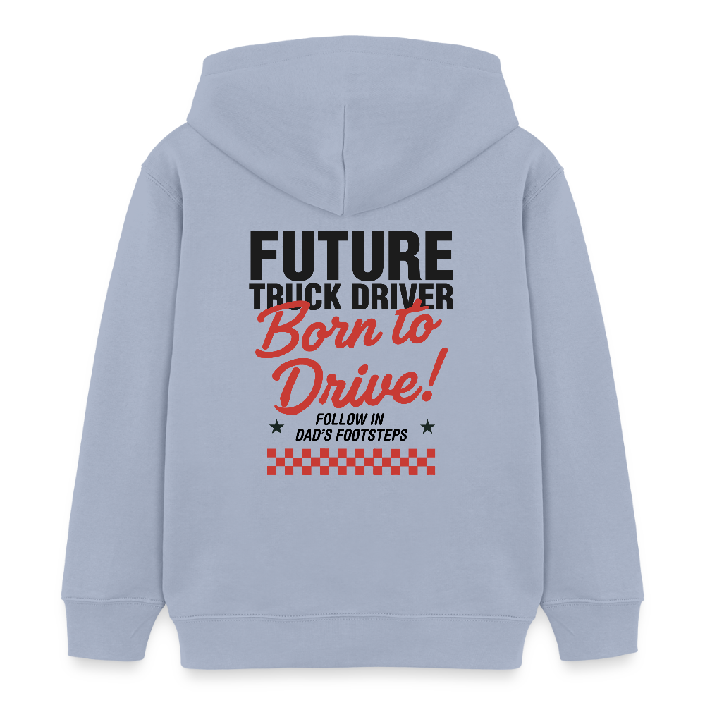 BORN TO DRIVE (DAD) - Kids Hoodie - lavender-violet