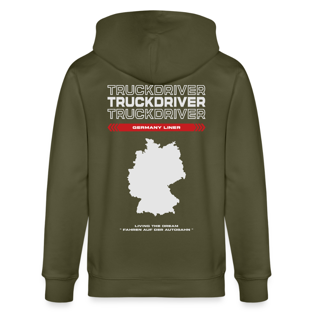 GERMANY Liner - Zipped Hoodie - khaki