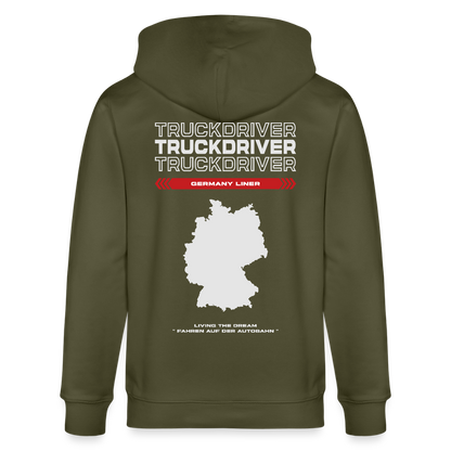 GERMANY Liner - Zipped Hoodie - khaki