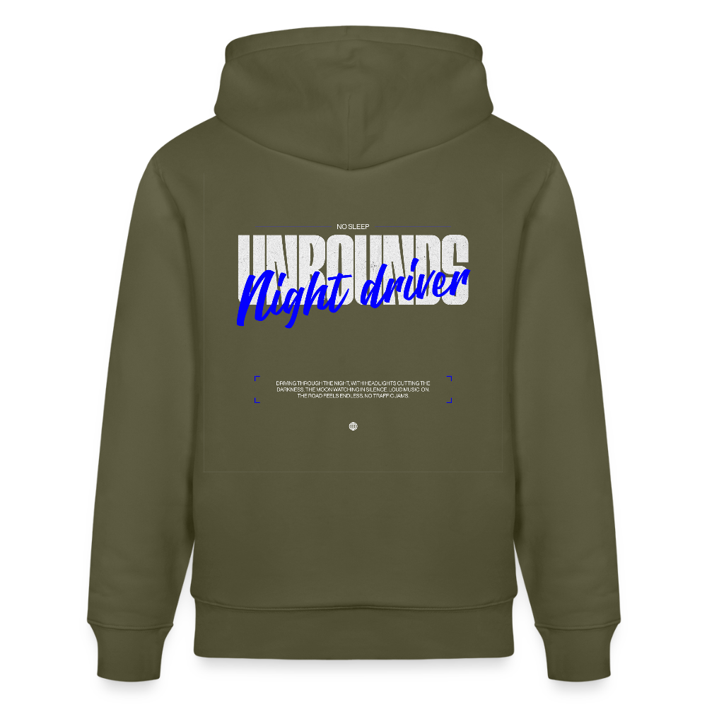 NIGHT DRIVER - Hoodie - khaki green