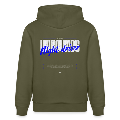 NIGHT DRIVER - Hoodie - khaki green