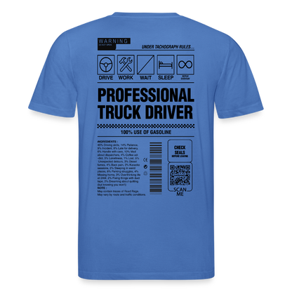 TRUCKER LABEL - T-shirt - mindful blue