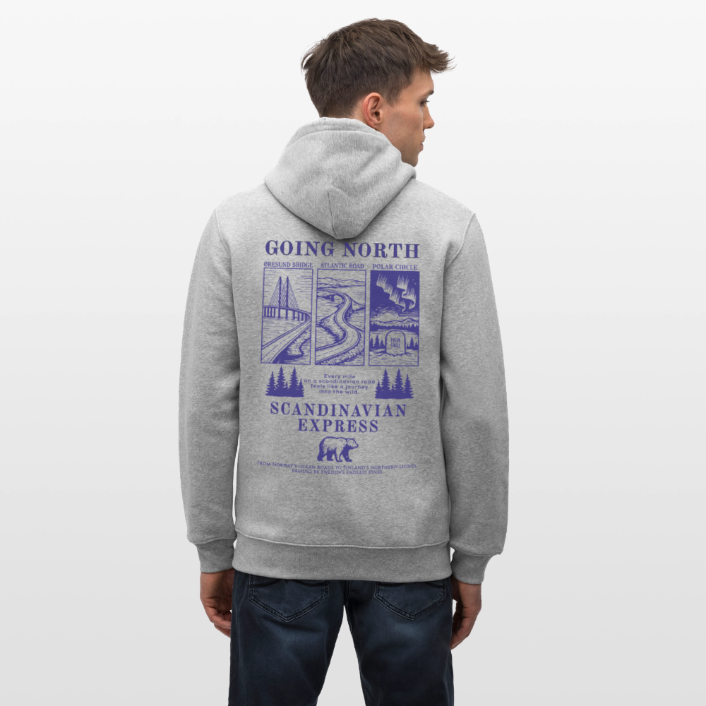 GOING NORTH - Hoodie - heather grey