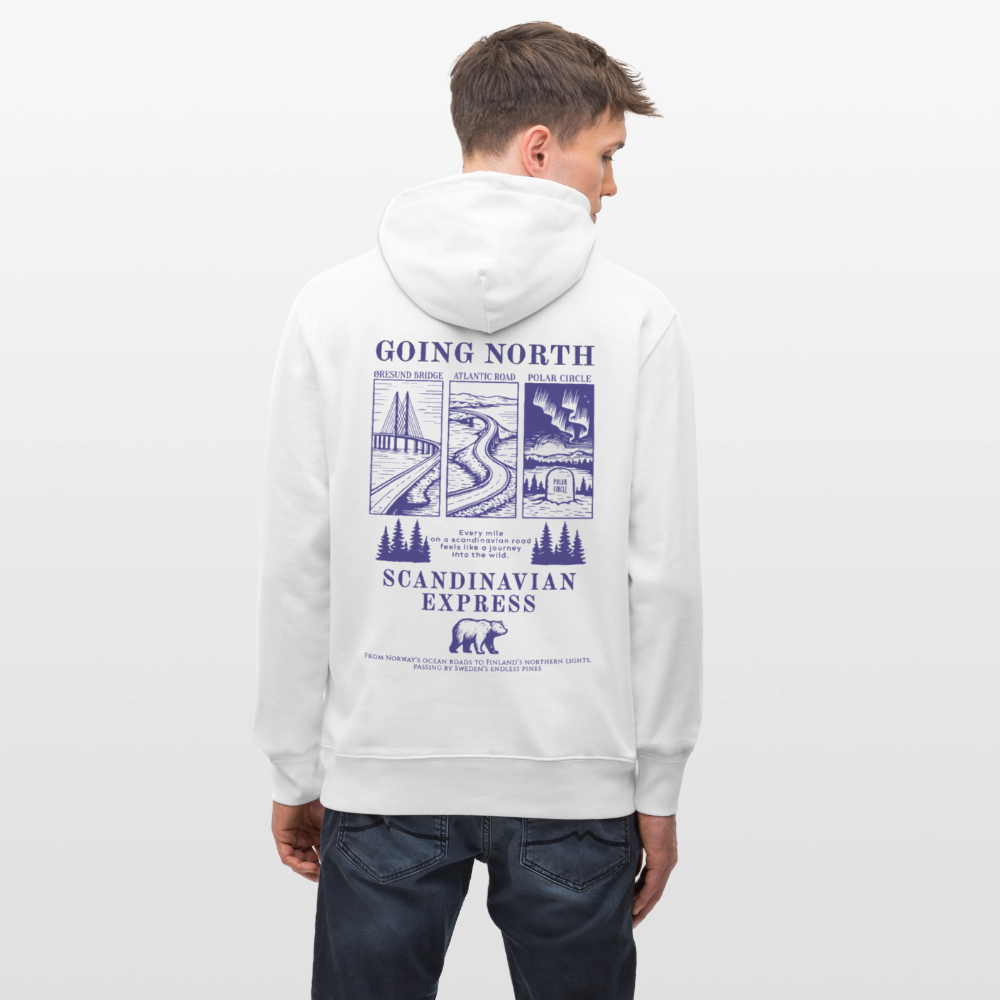 GOING NORTH - Hoodie - white