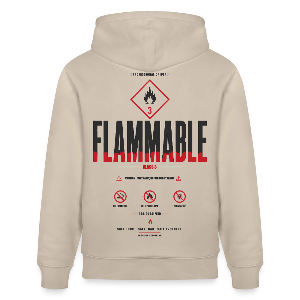 FLAMMABLE ADR V2 - Hoodie - beige