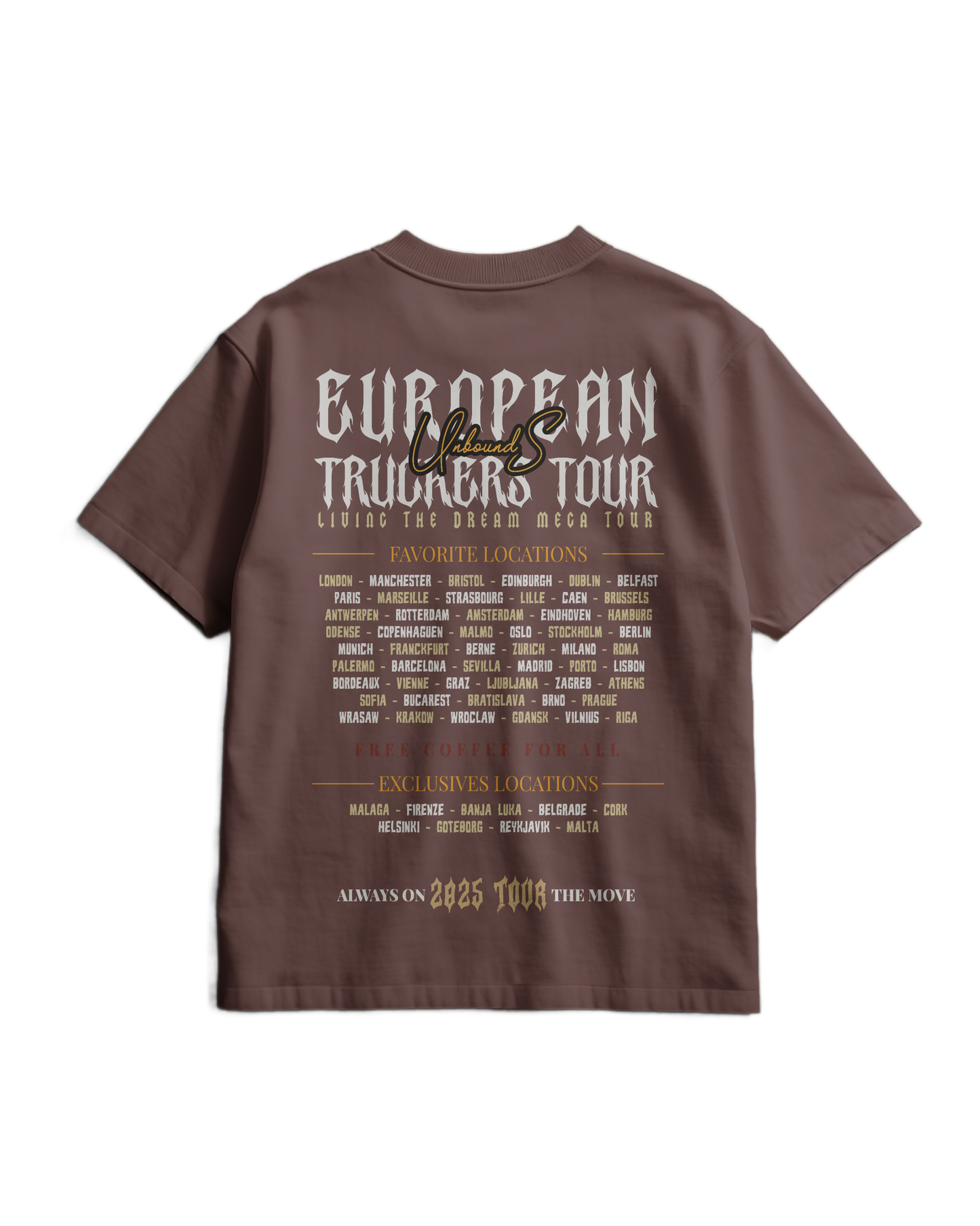 TRUCKER ON TOUR - Heavy T-shirt
