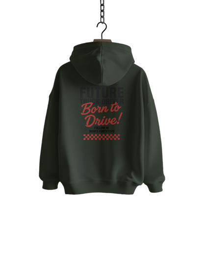 BORN TO DRIVE - Hoodie - MOM VERSION (for kids)