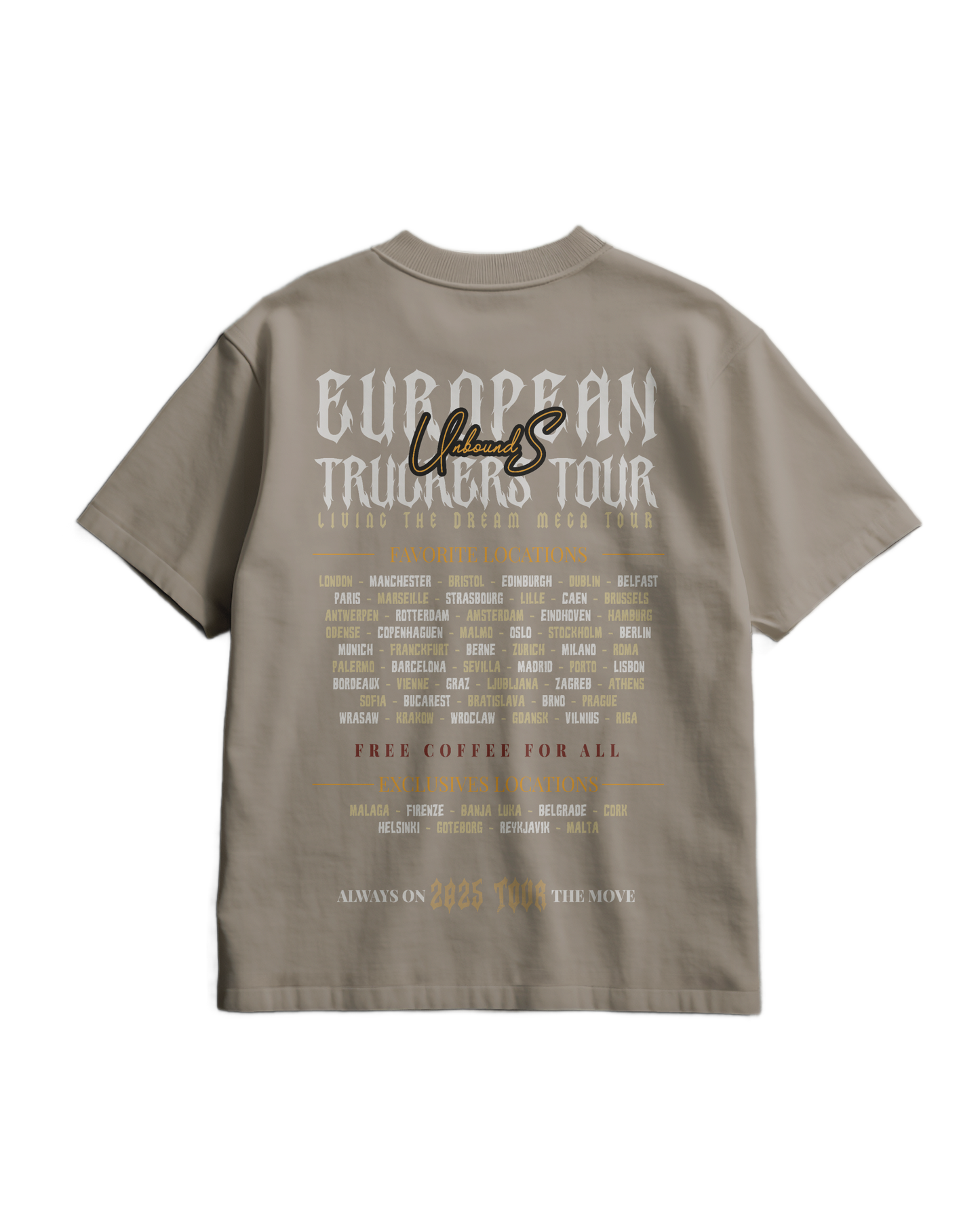 TRUCKER ON TOUR - Heavy T-shirt