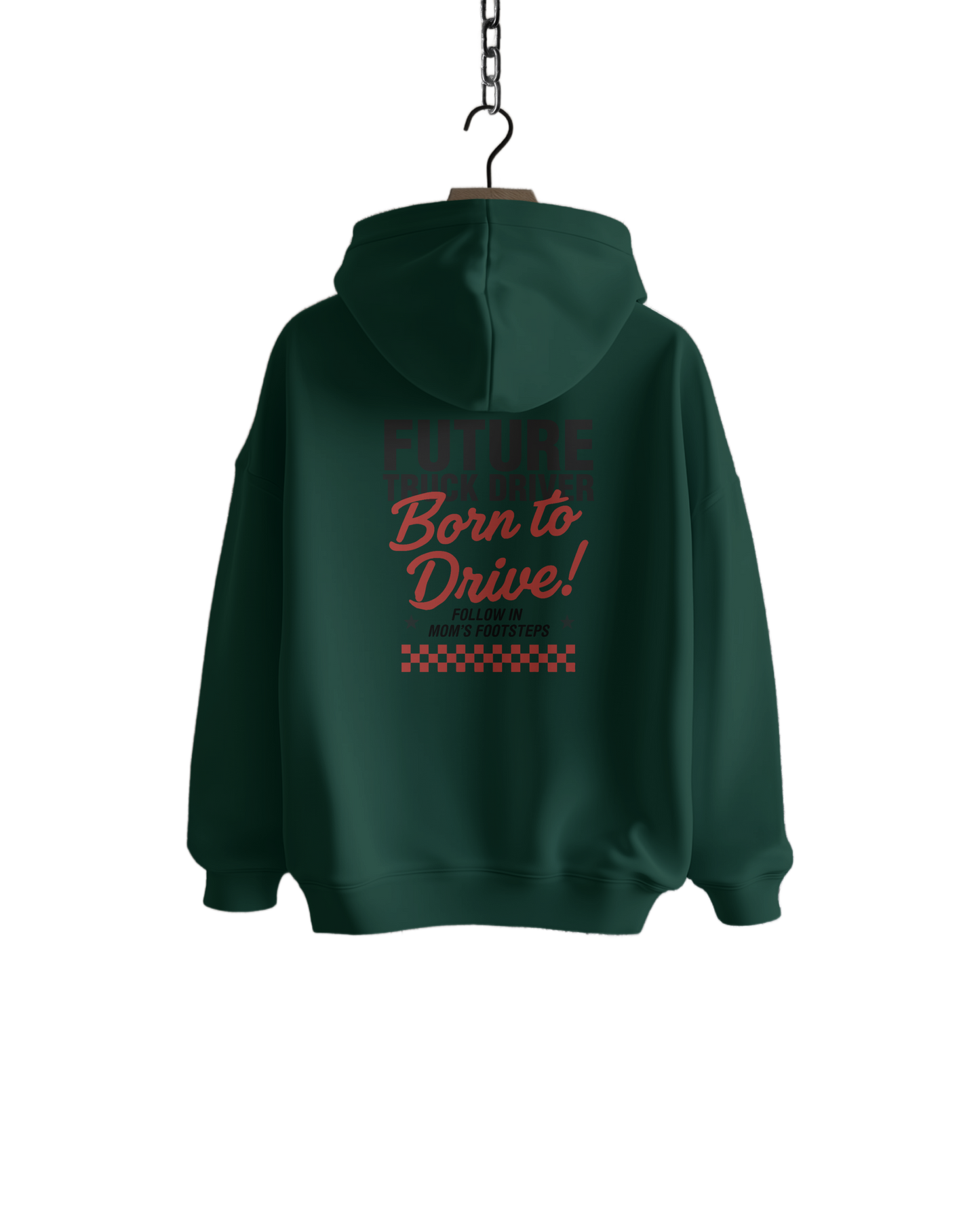 BORN TO DRIVE - Hoodie - MOM VERSION (for kids)